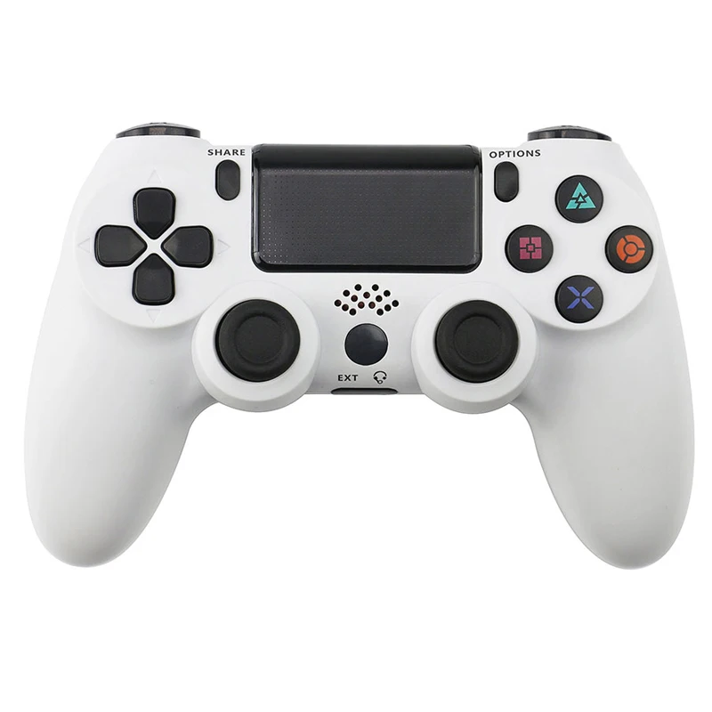 Беспроводной пульт управления Bluetooth для sony PS4 Геймпад игровые устройства с джойстиком для PS3 консоль для Win 7/8/X - Цвет: White