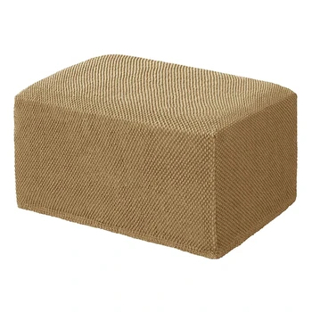 

Stretch Rectangle Ottoman Cover Stool Cover Slipcover Protector Spandex Elastic Footstool Sofa Slip Cover For Foot Rest Stool