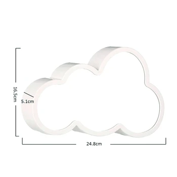 

Creative LED 3D Night Light Cloud Tunnel Shape Child Room Bedside Lamp Decor New