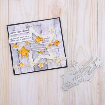 

YaMinSanNiO Star Border Metal Cutting Dies New for Scrapbooking Making Cards Photo Album Decorative Embossing DIY Crafts Stencil