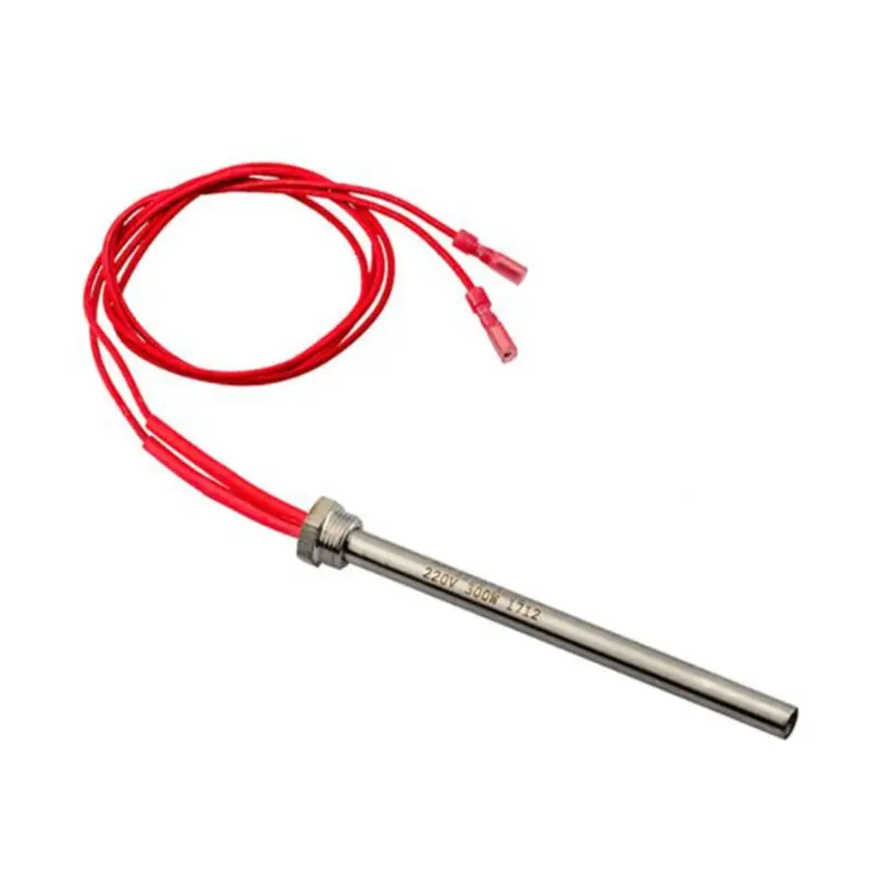 350W 220V зажигания Hot Rod печь сделанная на древесных гранулах 10*140/150/170 мм M16 * 1 5