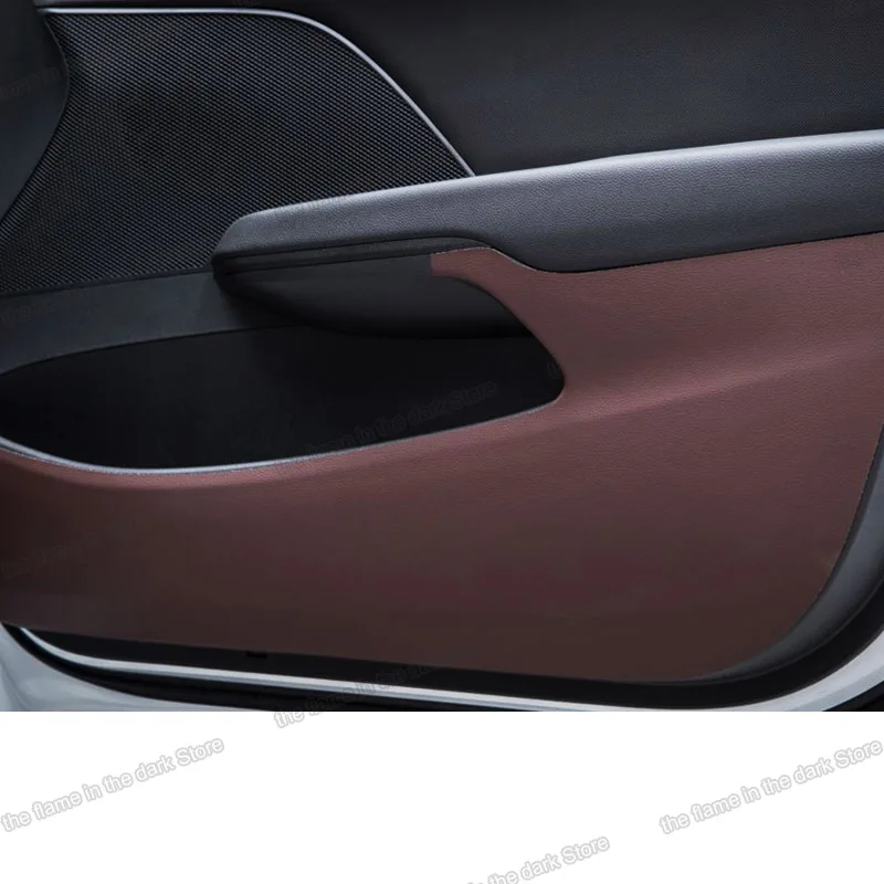 Lsrtw2017 Fiber Leather Car Inner Anti-kick Mat for Chevrolet Cavalier 2017 2018 2019 2020 | Автомобили и мотоциклы