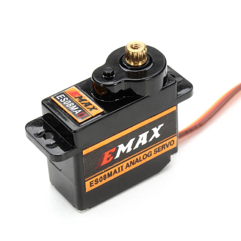 10 шт. EMAX ES08MA II 12g мини металлическая Шестерня Аналоговый сервопривод для RC