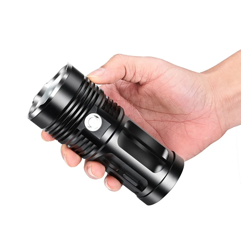 Bicycle front light Powerful LED Flashlight 3XHP70 Torch Waterproof Lamp Ultra Bright for Fishing Camping Cycling #1c15 (6)