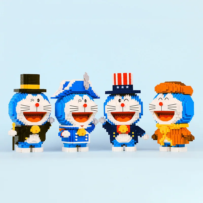 

Balody Doraemon Мини Строительные блоки Аниме пластиковые игрушки 3D модель микро кирпич Фигурки игрушки для детей Подарки