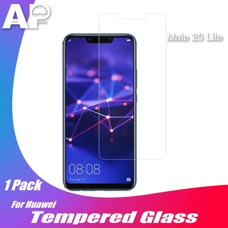 

Acespower Flat Tempered Glass Case Friendly Protective Films for Huawei Mate 7 8 9 10 20 Pro Lite S Mates Glass Screen Protector