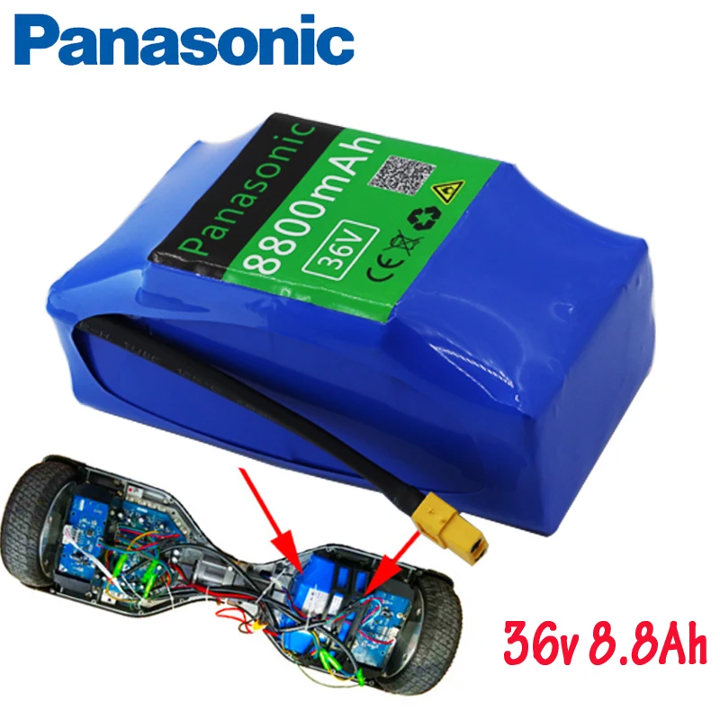 

Panasonic 36V 8.8Ah high drainage 2 wheel electric scooter self-balancing 18650 lithium battery pack self-balancing accessories