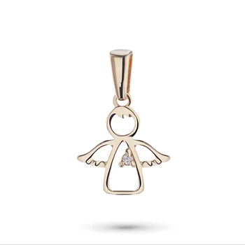 

Red gold pendant with Diamond