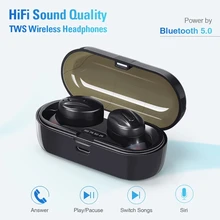 

XG-13 TWS Bluetooth Earphones Wireless Headphones 5.0 In-ear Headset Waterproof Noise Reduction Earbuds With LED Power Display