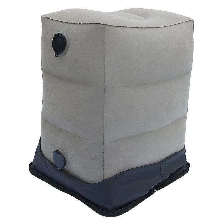 Description Picture 3 of itemProfessional Updated Inflatable Travel Foot Rest Pillow Adjustable Three Height Footrest Cushion With Storage Bag Dust 3 Full