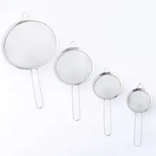 4 шт./компл. Нержавеющая сталь Кухня пластичная машина смесителя ложки с длинной ручкой, сетчатый фильтр инструмент для выпечки