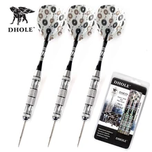 Cuesoul Профессиональный Сталь Совет Дартс 25 г 15.5 см с иглой Дартс тела медных покрытие Хромовая Dart вал сплава alu