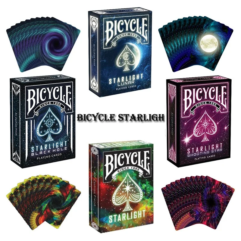 1 Set Bicycle Starlight Series Deck Playing Cards Magic Cards Poker Close Up Stage Magic Tricks For Professional Magician Magic Tricks Stage Magic Tricksplaying Cards Magic Aliexpress