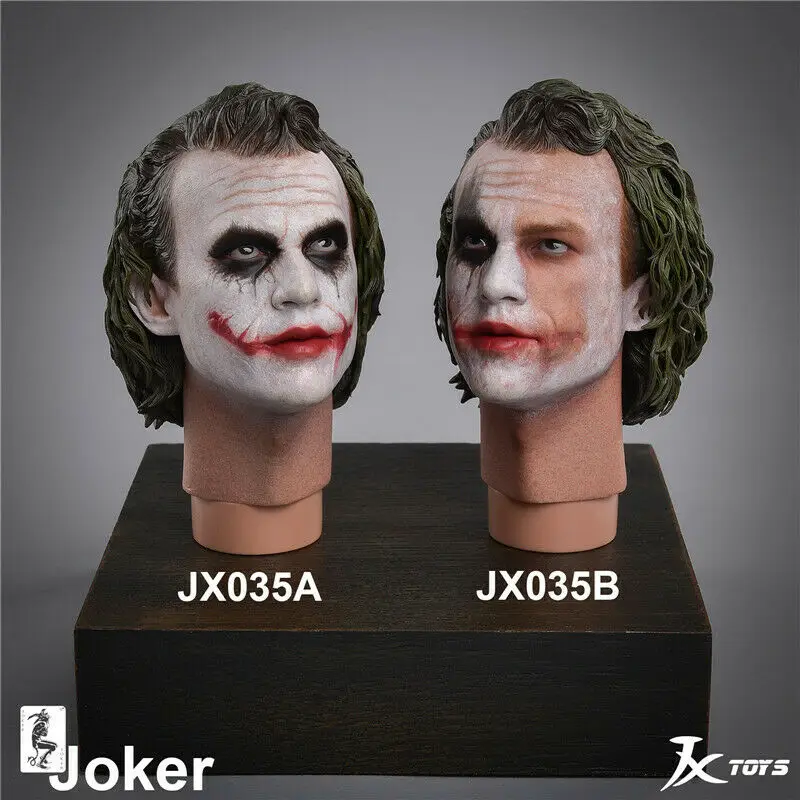 

JXTOYS 1/4th The Dark Knight Joker Head Sculpt Model Fit 12'' Figure Body JX035B