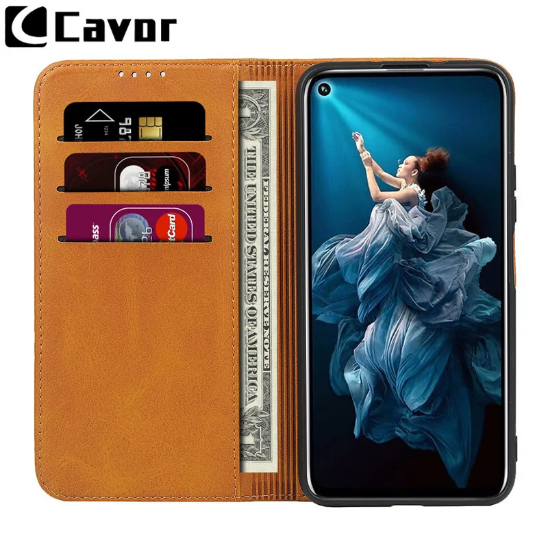 Высококачественный кожаный чехол для Honor 20 Pro, Магнитный флип-чехол s Moble, аксессуары, сумка для книг, слот для карт, подставка для Honor 20Pro