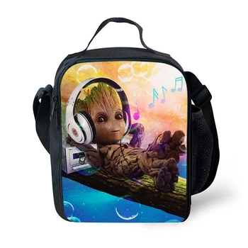 

Children lunch bag new fashion cartoon printing thermo food insulated bag casual travel picnic bag thermal lunch box for kids