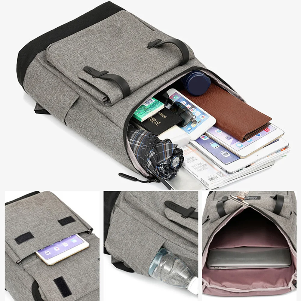 Мужской повседневный Водонепроницаемый Большой Вместительный рюкзак на молнии