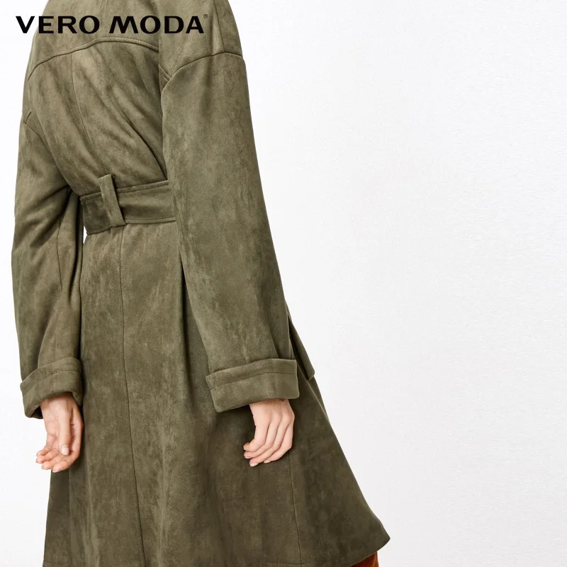 Vero Moda несколько карманов скрытые пуговицы чистый цвет Тренч куртка кофта куртка женская| 318409514