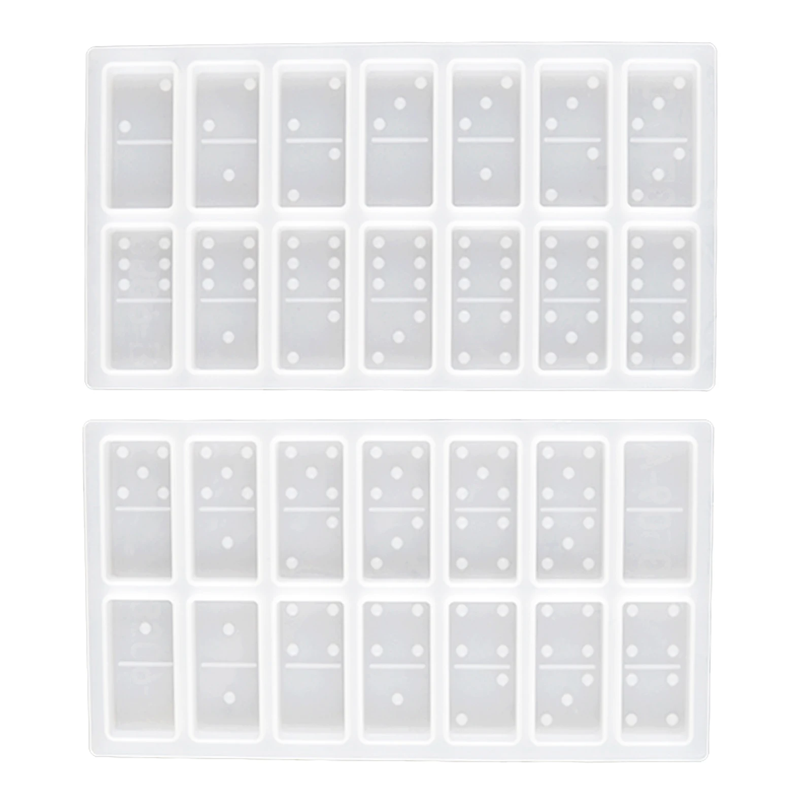 Silicone Mold DIY Dominoes Games Toy Craft for Resin Casting Mould Soap Making