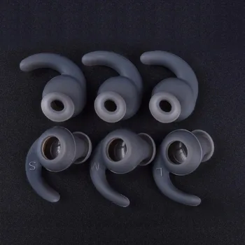 

3 Pairs S/M/L Silicone Earbuds Tips Ear Hook Earphone Case In Ear Soft Silicone Cover for JBLT280BT Sports Bluetooth Earphones
