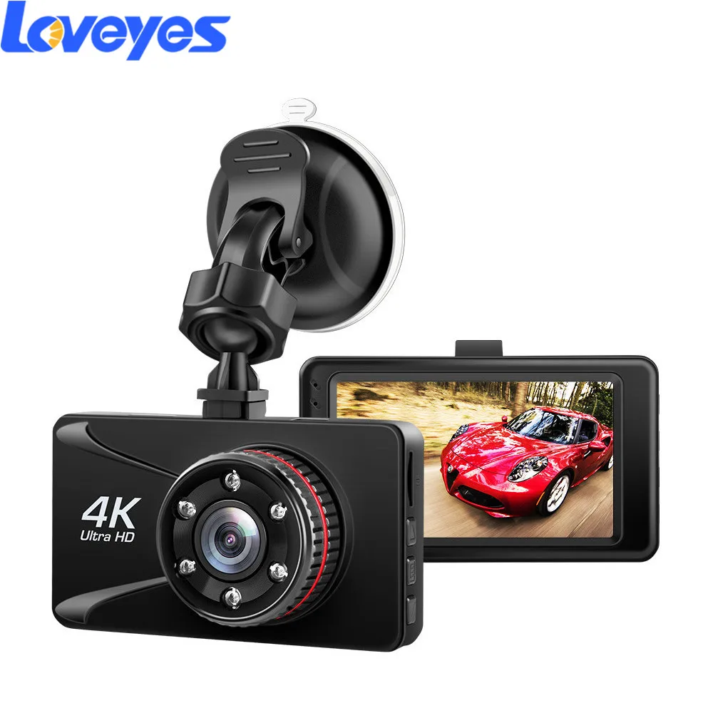 

3 Inch 4K Dash Camera Single Lens Driving Recorder Night Vision HD HDMI Vehicle Data Recorder Loop Recording Car DVR AKG11H