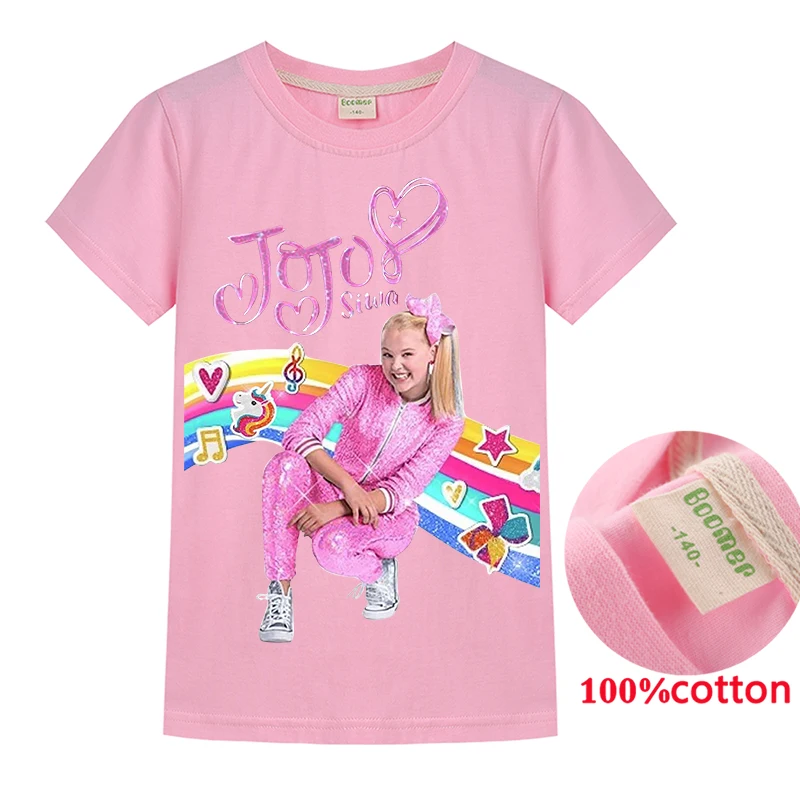 Г. Новая одежда для девочек футболки JoJo Siwa одежда для детей осенняя хлопковая Футболка топы, футболки для малышей, Рождественский свитер, комплект с толстовкой с капюшоном