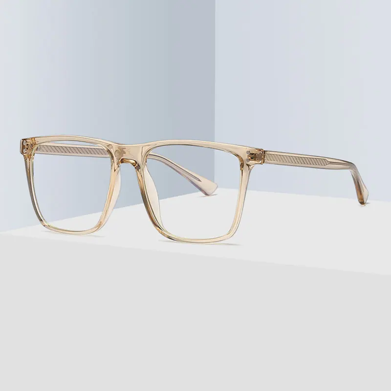 Blue Light Blocking Full Rim Eyeglasses Frame - Plastic UV400 Anti-Scratch