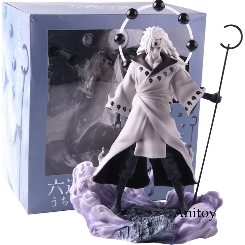 Аниме Naruto Shippuden Uchiha Madara Rikudou Sennin Modo Ver. ПВХ Учиха Мадара фигурка Коллекционная модель игрушки