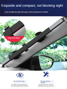 

E-FOUR Retractable Windshield Sun Shade for Car Cordless Cellular Sun Visor Protector Blocks 99% UV Rays Keep Vehicle Cool 2pack
