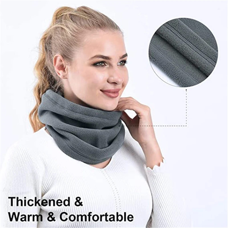 Polar Fleece Neck Tube Ear Warmer Fishing Skating Running Sport Scarf Face Mask Camping Hiking Neck Warmer Warm Cycling Headwear Polar Fleece Neck Tube Ear Warmer Fishing Skating Running Sport Scarf Face Mask Camping Hiking Neck Warmer Warm Cycling Headwear