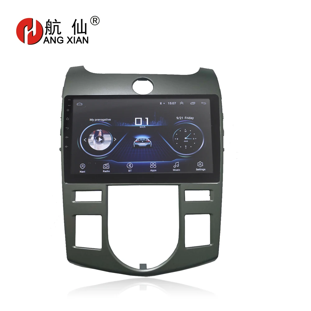 Повесить XIAN 9 &quotчетырехъядерный Android 8 1 автомобильное радио для KIA Forte 2009 2016