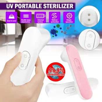 

Portable UVC Light Sanitizer Wand Phone Cleaner Ultraviolet Disinfection Lamp UV Sterilizer Light for HomeTravel Germicidal Lamp