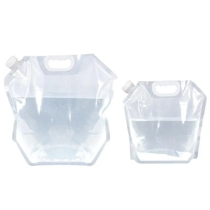 

PVC Transparent Foldable Water Storage Container Portable Outdoor Sports Travel Camping Hiking Water Bags Eco-friendly Bags