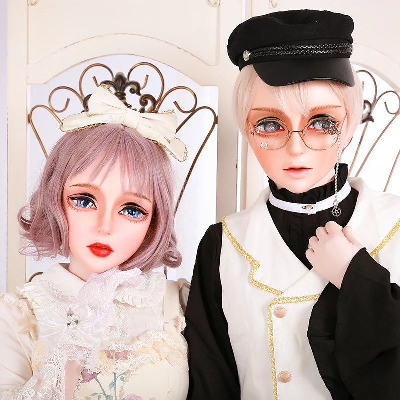 (HD02)HIDOLLS и DMS Трансвестит Смола полуголовы женщины/мужчины лицо кигуруми косплей