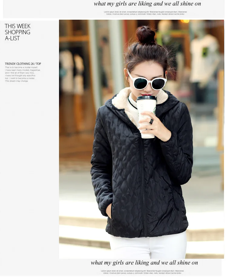Autumn And Winter New Style Korean-style Short Slim Fit Cotton-padded Clothes Women's Berber Fleece Cotton Coat Students Ho