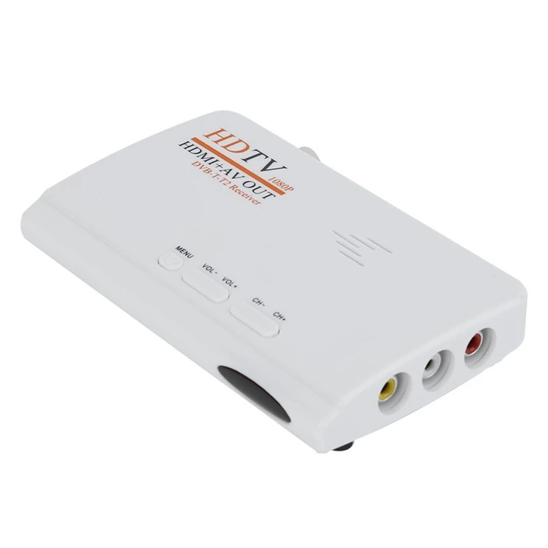 HD 1080P DVB-T/T2 ТВ коробка AV CVBS цифровой эфирный тюнер приемник Empf? nger