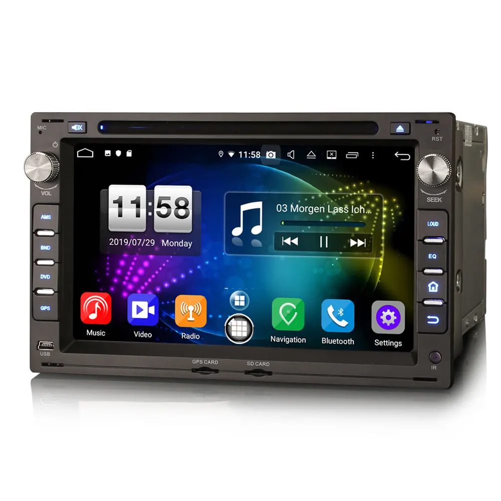 

7" Android 9.0 OS Car DVD Multimedia GPS Radio for Seat Ibiza 6L 2002-2008 & Seat Leon 1M 1999-2005 & Seat Toledo 1M 1999-2004