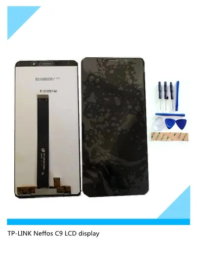 

TP-LINK Neffos C9 LCD display + touch screen digitizer assembly black white Color with tools and tape