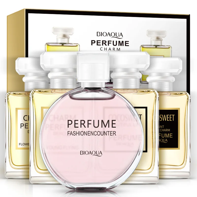 

JEAN MISS Brand Perfume Women Original Long lasting Fresh Flower Notes Lady Antiperspirant Fragrance Female Pafum 1Set 5Pcs