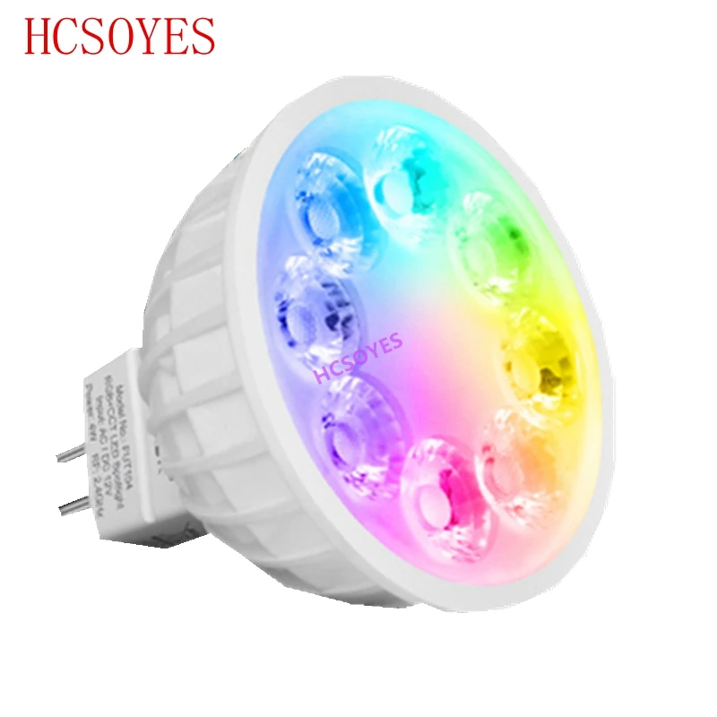 MIBOXER MR16 FUT104 4W RGB + CCT Светодиодный точечный светильник 2700 ~ 6500K светодиодный ная