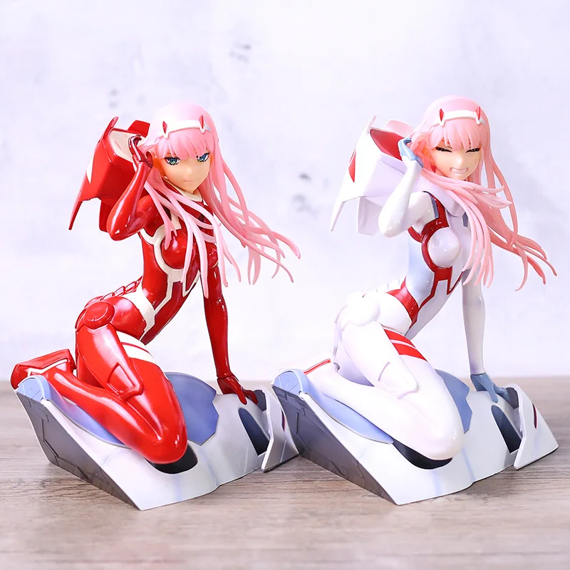 Anime Figure Darling PVC Zero Girls Sexy Red/white Collectible-Model Two-02 Toy The