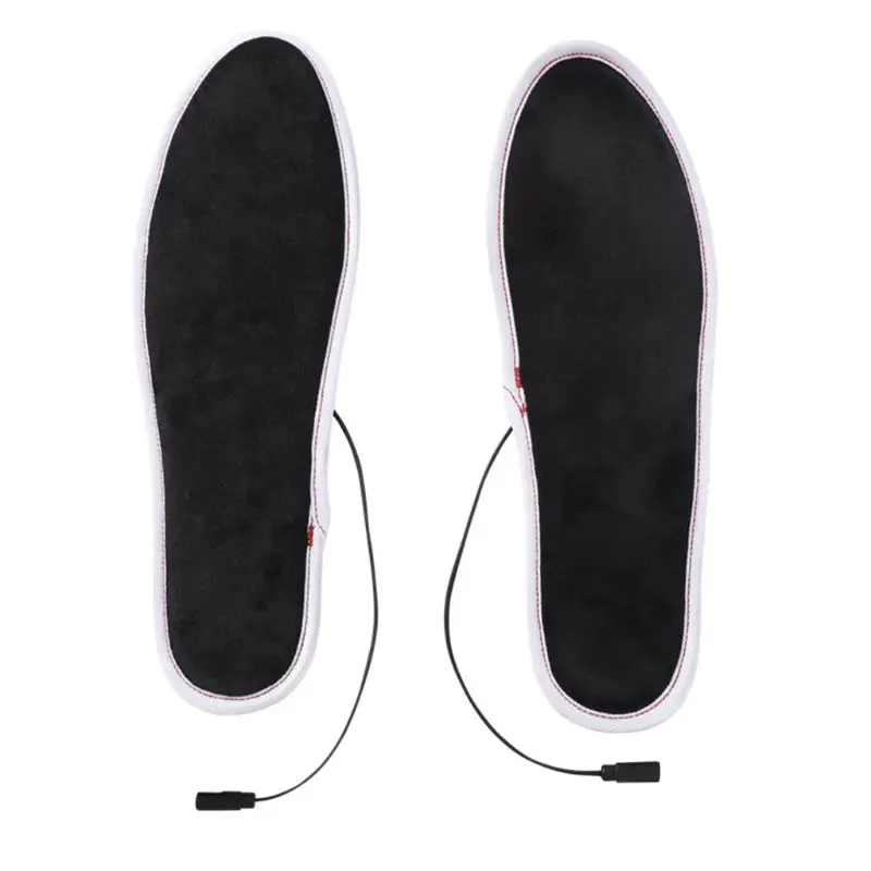 

High Quality New 1Pair USB Heated Shoe Insoles Winter Foot Warming Pad Feet Warmer Heating Mat