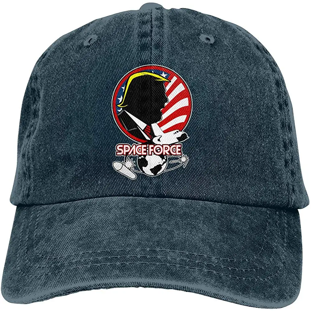 Мужская и Женская бейсбольная кепка с космическим форсом, джинсовая кепка для папы, Кепка для водителя грузовика