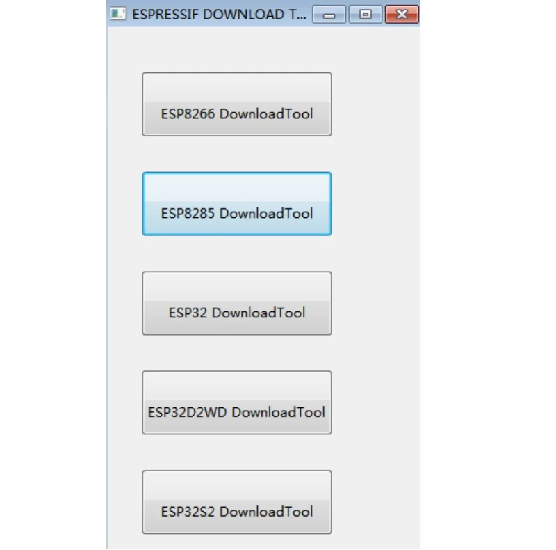 ESP8285烧录板选择模式2