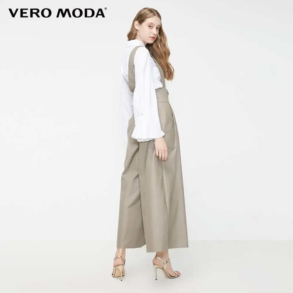 Vero Moda женский двубортный комбинезон с широкими штанинами и боковыми карманами | 319144507