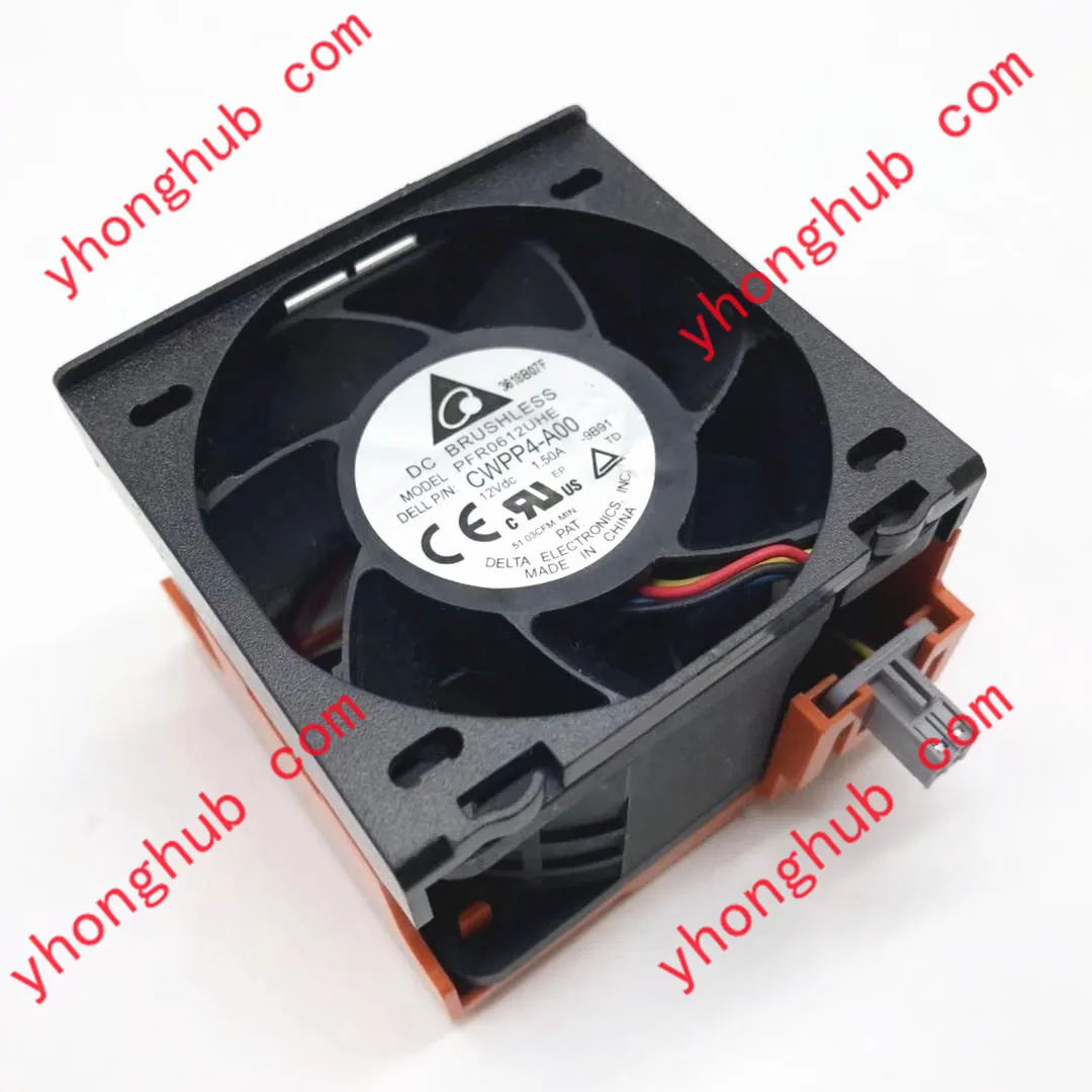 Delta Electronics CWPP4-A00 9B91 R810 R815 R715 R5500 DC 12V 1.50A 4-wire Server Cooling Fan | Компьютеры и офис