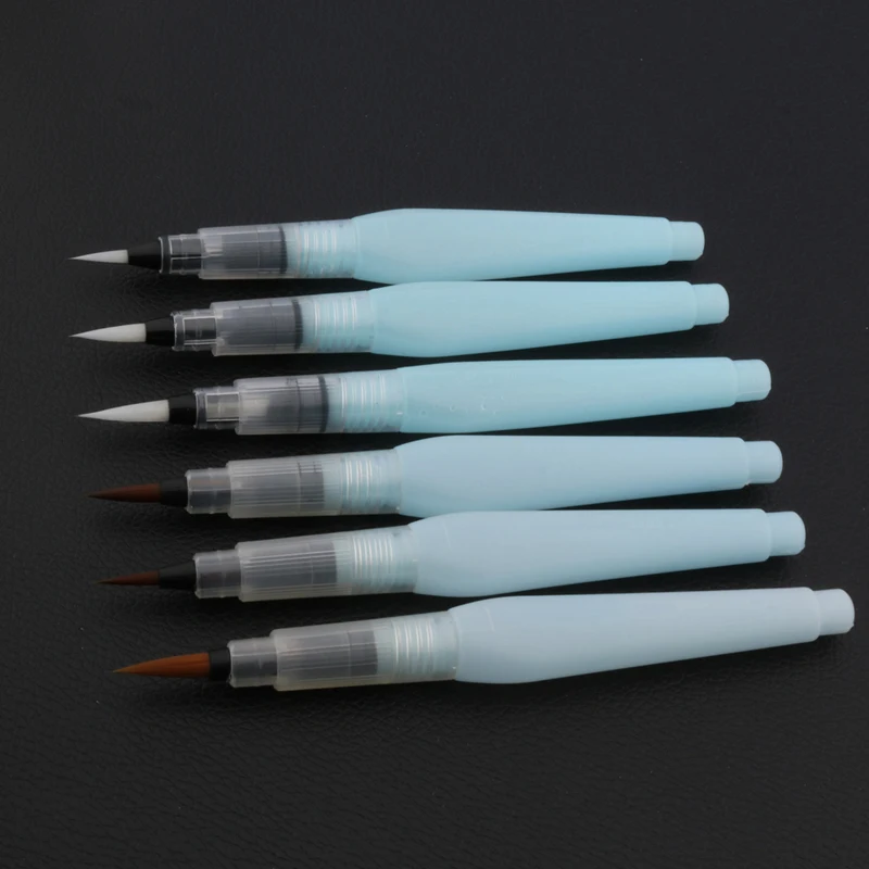 Washable Watercolor Pen Watercolor Pen water color Brush Pen plastic SML multicolour Set Art Water color calligraphy Stationery Office School Supplies