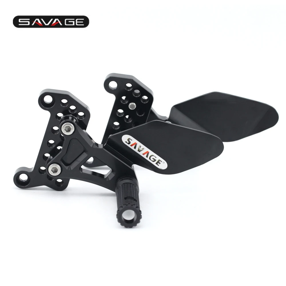 Front sets Rider Footrests Foot pegs Articulated For MV (3)