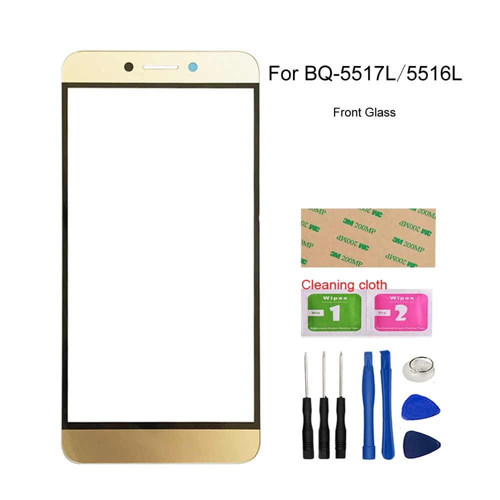 Передняя стеклянная панель для BQ Mobile BQ-5517L BQ-5516L Twin Pro 5517 5516 (без сенсорного экрана) |