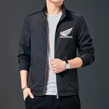 2022 New Mens Fashion Trend Jacket Coats Honda Car Wing Bomber Jacket Waterproof Windbreaker Baseball Uniform Bomber Jacket Coat